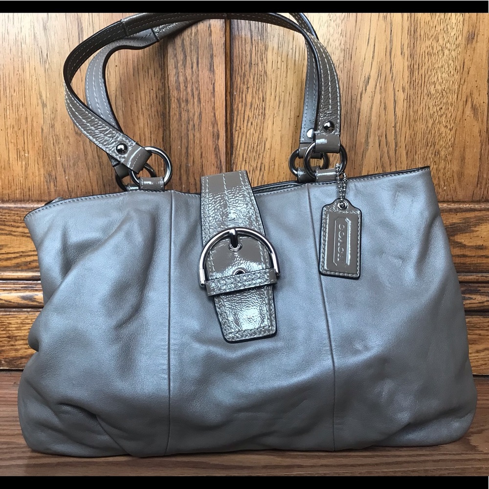 Genuine leather Coach purse